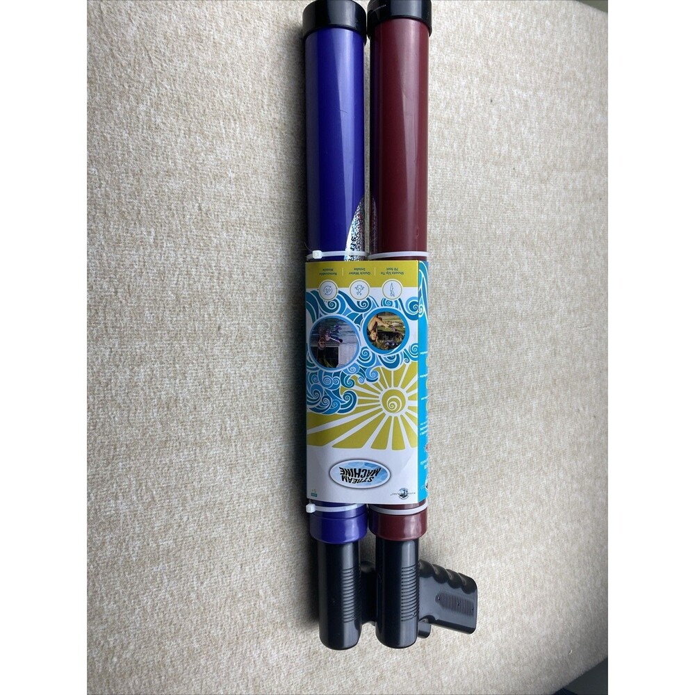 Water Canon 22” Stream Machine 2 Pack New Burgundy Purple Water Guns Pool Toy